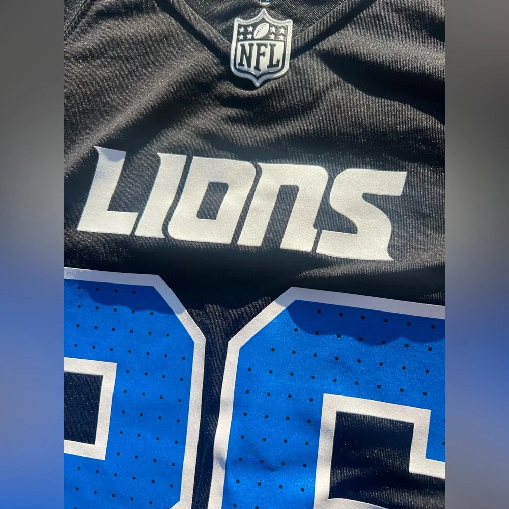 XXL  Jahmyr Gibbs Detroit Lions Nike NFL Game Jersey #26 - 2nd Alternate